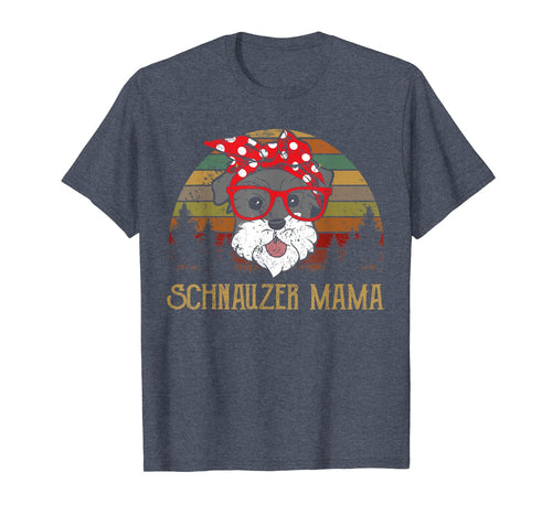 Miniature Schnauzer Mama Shirts Funny Mom Gifts Vintage T-Shirt-3103155