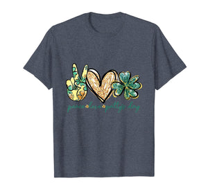 Peace love Patty's Day Clover TShirt St Patrick's Day Gifts T-Shirt612190