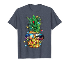 Load image into Gallery viewer, Pineapple Christmas Tree Lights Xmas Men Gifts Sunglasses T-Shirt-226693
