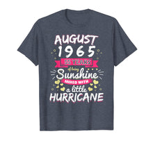 Load image into Gallery viewer, AUGUST 1965 Girl 55 Years Being Sunshine Mixed Hurricane T-Shirt-4086255

