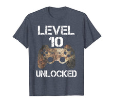 Load image into Gallery viewer, Level 10 Unlocked Boys 10th Birthday 10 Year Old Gamer Gift  T-Shirt 462617
