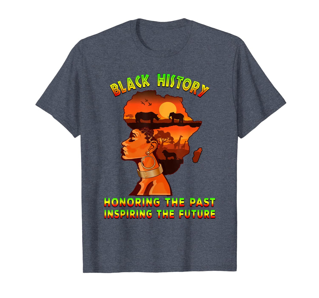 I Am Black History Phenomenal Woman shirt Honor And Inspire T-Shirt-1371354