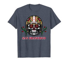 Load image into Gallery viewer, San Francisco Football Helmet Sugar Skull Day Of The Dead T-Shirt-138288
