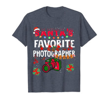 Load image into Gallery viewer, Santa&#39;s Favorite Photographer gift Photographer christmas  T-Shirt

