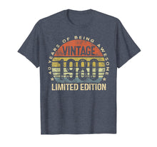 Load image into Gallery viewer, 40 Year Old Gifts Vintage 1980 Limited Edition 40th Birthday T-Shirt-210554
