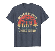 Load image into Gallery viewer, Vintage March 1996 24 Year Old Bday Gifts 24th Birthday TShirt955864

