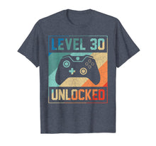 Load image into Gallery viewer, Level 30 Unlocked Shirt Video Gamer 30th Birthday Gifts Tee T-Shirt-184688
