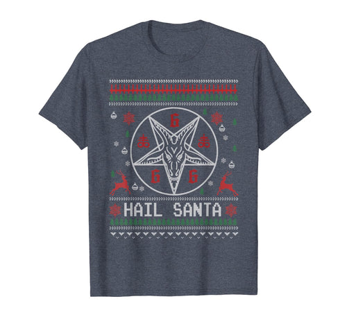 Hail Santa Ugly Christmas Sweater T-Shirt-2196243