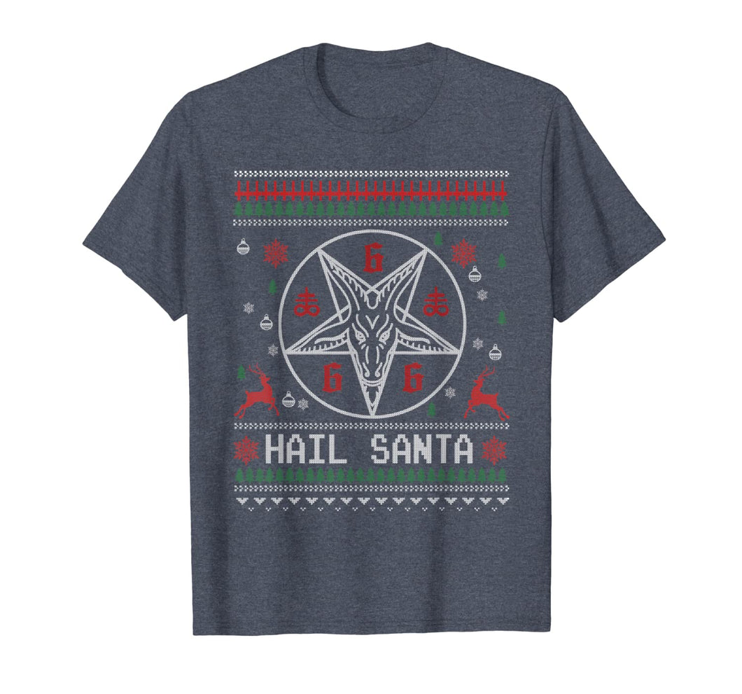 Hail Santa Ugly Christmas Sweater T-Shirt-2196243