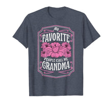 Load image into Gallery viewer, My Favorite People Call Me Grandma Floral Christmas Gifts T-Shirt-2039672
