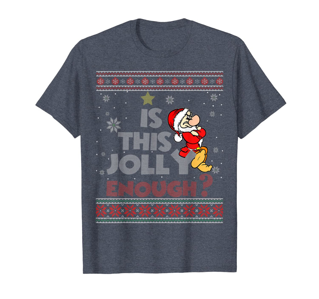 Ugly Sweater. Funny Is this jolly enough Shirt Grumpy Dwarf. T-Shirt-2013973