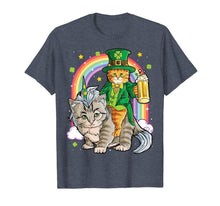 Load image into Gallery viewer, Cat Unicorn Leprechaun St Patricks Day Women Caticorn Beer TShirt262862
