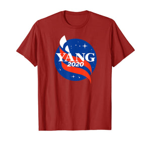 Yang Gang 2020 Space Yang for President Rally and Support   T-Shirt