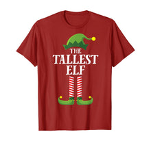 Load image into Gallery viewer, Tallest Elf Matching Family Group Christmas Party Pajama T-Shirt
