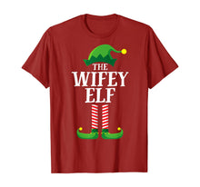 Load image into Gallery viewer, Wifey Elf Matching Group Christmas Couple Party Pajama Wife T-Shirt
