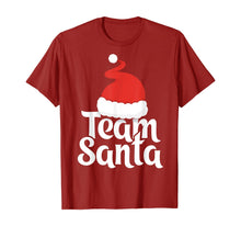 Load image into Gallery viewer, Team Santa Tshirt Christmas Family Matching Pajama T-Shirt
