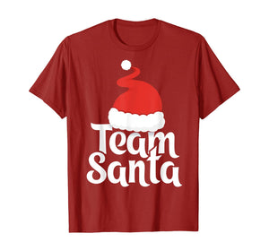 Team Santa Tshirt Christmas Family Matching Pajama T-Shirt