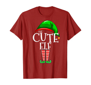 The Cute Elf Group Matching Family Christmas Gift Holiday T-Shirt