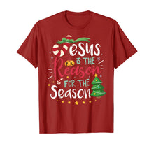 Load image into Gallery viewer, Funny shirts V-neck Tank top Hoodie sweatshirt usa uk au ca gifts for Christian Jesus The Reason Christmas Stocking Stuffer Gift T-Shirt 145561
