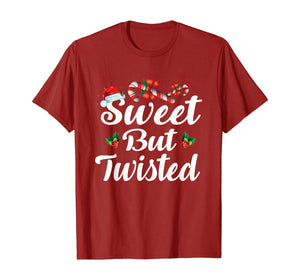 Sweet But Twisted Christmas Candy Canes Tee Xmas Holidays T-Shirt