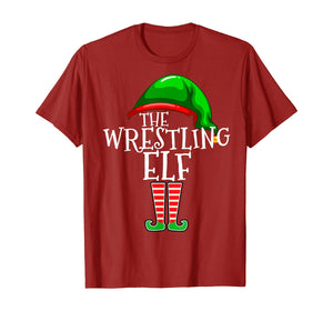 The Wrestling Elf Family Matching Group Christmas Gift Funny T-Shirt