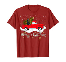 Load image into Gallery viewer, Funny shirts V-neck Tank top Hoodie sweatshirt usa uk au ca gifts for Red Truck Merry Christmas Tree Doberman Christmas T-Shirt 1324213

