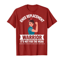 Load image into Gallery viewer, Knee Replacement Warrior Knee Surgery Recovery Get Well Gift TShirt253788
