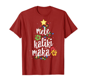 Funny shirts V-neck Tank top Hoodie sweatshirt usa uk au ca gifts for Mele Kalikimaka Shirt For Women Hawaiian Hawaii Christmas T-Shirt 128381