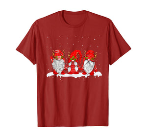 Three Nordic Gnomes Winter Christmas Swedish Elves T-Shirt