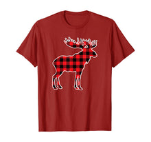 Load image into Gallery viewer, Funny shirts V-neck Tank top Hoodie sweatshirt usa uk au ca gifts for Moose Red Buffalo Plaid Matching Pajama Family Gift T-Shirt 163191
