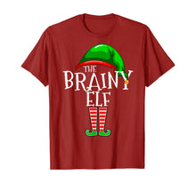 Load image into Gallery viewer, The Brainy Elf Group Matching Family Christmas Gift Smart T-Shirt
