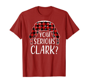 Funny shirts V-neck Tank top Hoodie sweatshirt usa uk au ca gifts for You Serious Clark Christmas Vacation Plaid Red Funny T-Shirt 101731