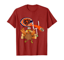 Load image into Gallery viewer, Thanksgiving Turkey Goal Posts Football Chicago-Bear T-Shirt
