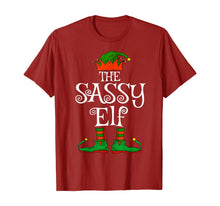 Load image into Gallery viewer, Funny shirts V-neck Tank top Hoodie sweatshirt usa uk au ca gifts for The Sassy Elf Family Matching Funny Christmas Gift Women T-Shirt 208266
