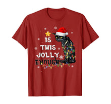 Load image into Gallery viewer, Funny shirts V-neck Tank top Hoodie sweatshirt usa uk au ca gifts for Christmas Is this jolly enough Noel Cat merry christmas T-Shirt 151246
