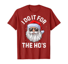 Load image into Gallery viewer, Funny shirts V-neck Tank top Hoodie sweatshirt usa uk au ca gifts for I Do It For The Ho&#39;s Funny Inappropriate Christmas Men Santa T-Shirt 27290
