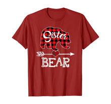 Load image into Gallery viewer, Funny shirts V-neck Tank top Hoodie sweatshirt usa uk au ca gifts for Sister Bear Christmas Pajama Red Plaid Buffalo Family Gift T-Shirt 512427

