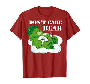 Funny shirts V-neck Tank top Hoodie sweatshirt usa uk au ca gifts for Weed bear herb bear t-shirt don't care cute bear gift 151948
