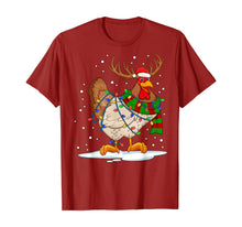 Load image into Gallery viewer, Funny shirts V-neck Tank top Hoodie sweatshirt usa uk au ca gifts for Funny Chicken Christmas Tee Reindeer Christmas Lights Pajama T-Shirt 554611
