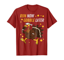 Load image into Gallery viewer, Funny shirts V-neck Tank top Hoodie sweatshirt usa uk au ca gifts for Run Now Gobble Later Thanksgiving Turkey Trot Gifts T-Shirt 765935

