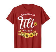 Load image into Gallery viewer, Promoted to Titi Est 2020 Sunflower Mothers Day TShirt434770
