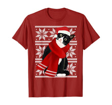 Load image into Gallery viewer, Funny shirts V-neck Tank top Hoodie sweatshirt usa uk au ca gifts for Ugly Christmas Black Cat Santa Hat Scarf Holiday Cute Gift T-Shirt 203409

