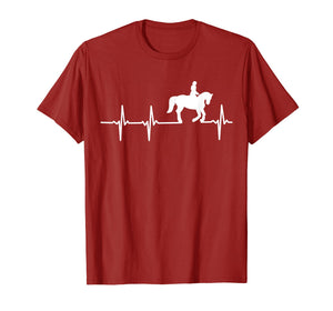 Funny shirts V-neck Tank top Hoodie sweatshirt usa uk au ca gifts for Horse Heartbeat - Best Equestrian Horse Jumping T-shirt 2972965