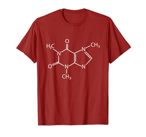 T Shirt Coffee - Structural Formula - Chemical Composition