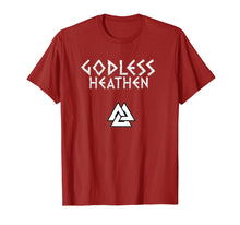 Load image into Gallery viewer, Funny shirts V-neck Tank top Hoodie sweatshirt usa uk au ca gifts for Godless Heathen - Funny Viking Pagan Athiest Shirt 2507921
