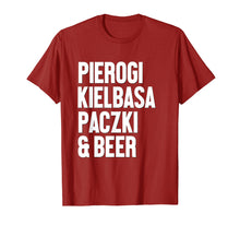 Load image into Gallery viewer, Funny shirts V-neck Tank top Hoodie sweatshirt usa uk au ca gifts for Polish Food Shirt Pierogi Kielbasa Paczki Beer Dyngus Day 2267681
