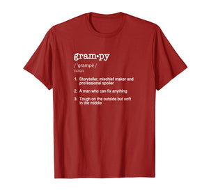 Funny shirts V-neck Tank top Hoodie sweatshirt usa uk au ca gifts for Grampy Definition T Shirt - Funny Father's Day Gift Tee 2054483