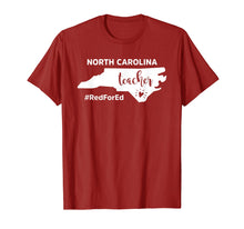 Load image into Gallery viewer, Funny shirts V-neck Tank top Hoodie sweatshirt usa uk au ca gifts for Red For Ed Teacher T-Shirt North Carolina Public Education 1555140
