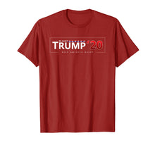 Load image into Gallery viewer, Trump 2020 Shirt Re-Elect Trump &#39;20 Keep America Great Shirt
