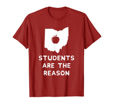 Load image into Gallery viewer, Funny shirts V-neck Tank top Hoodie sweatshirt usa uk au ca gifts for Students are the Reason Red For Ed T-Shirt Ohio Teacher 2361093
